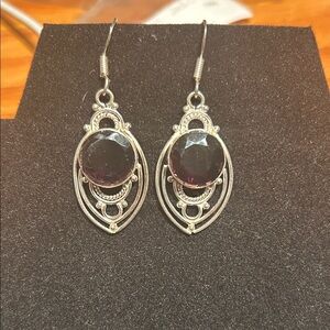 Amethyst earrings 925